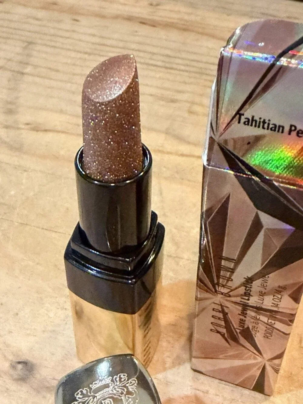 Bobbi Brown Luxe Jewel Lipstick In Tahitian Pearl Full Size Limited Edition New